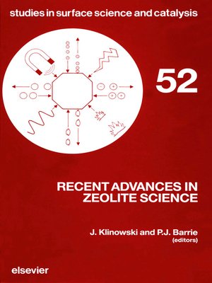 cover image of Recent Advances in Zeolite Science